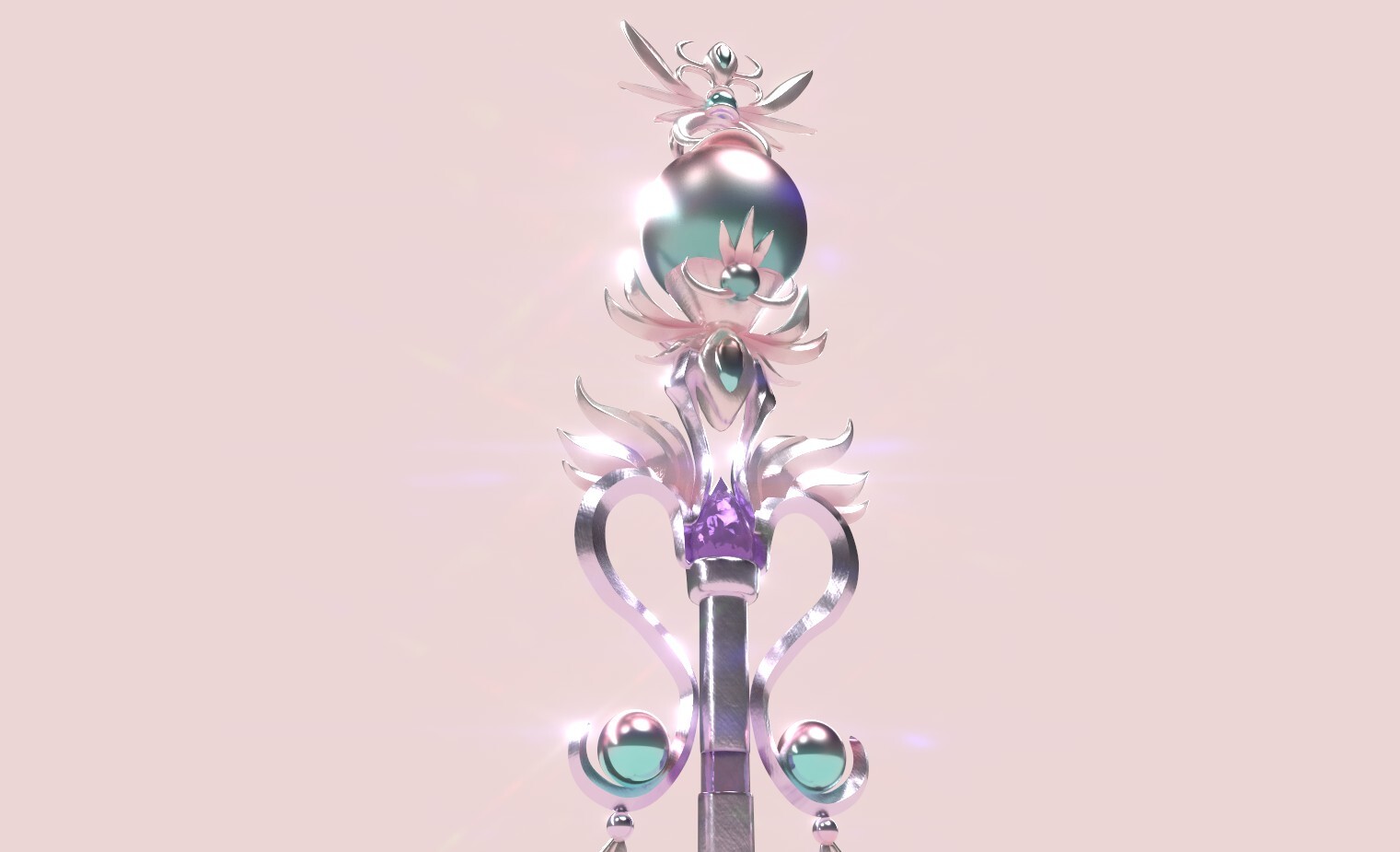 Mystic Staff 3D Model